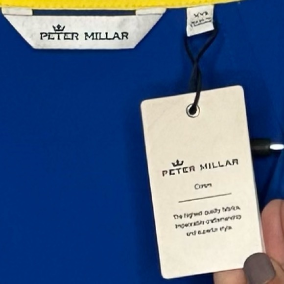 NWT Peter Millar Crown Sailing Nautilus Blue, White, Yellow Vest Size XXL - Picture 13 of 14